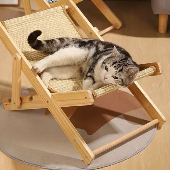 Lit pour Chat - AdjustaNest™ - Sisal