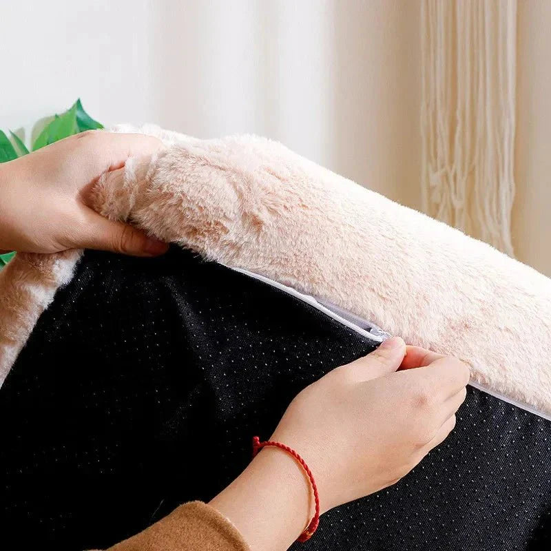 lit pour chat fermeture eclair