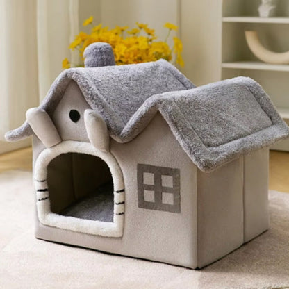 maison chat double toit