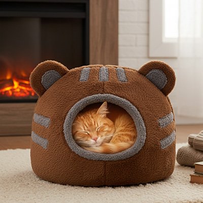 Niche pour Chat brun chat interieur
