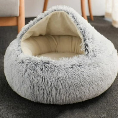panier pour chat cocoon gris sans chat